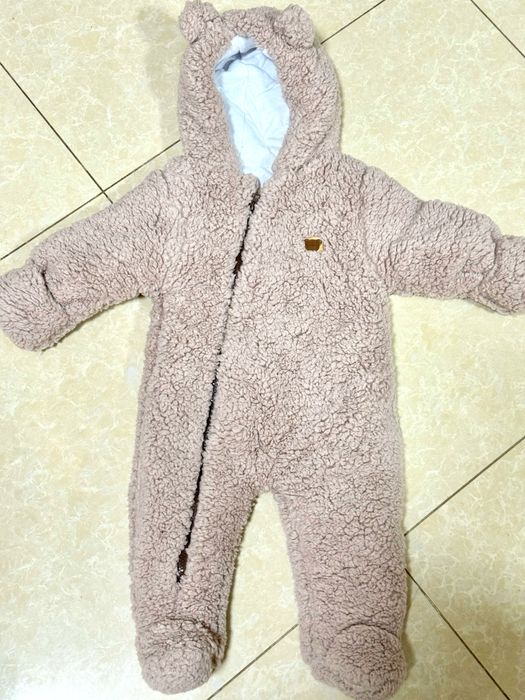 22 сент., 15:33 Утеплённый комбинезон-мишка для новорожденного!