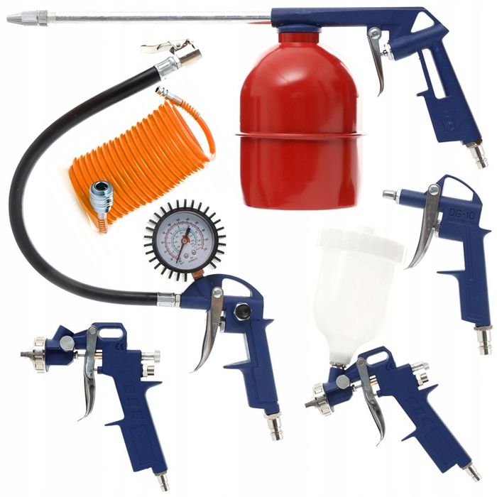 Zestaw Pneumatyczny 5 El. Lakierniczy Do Malowania