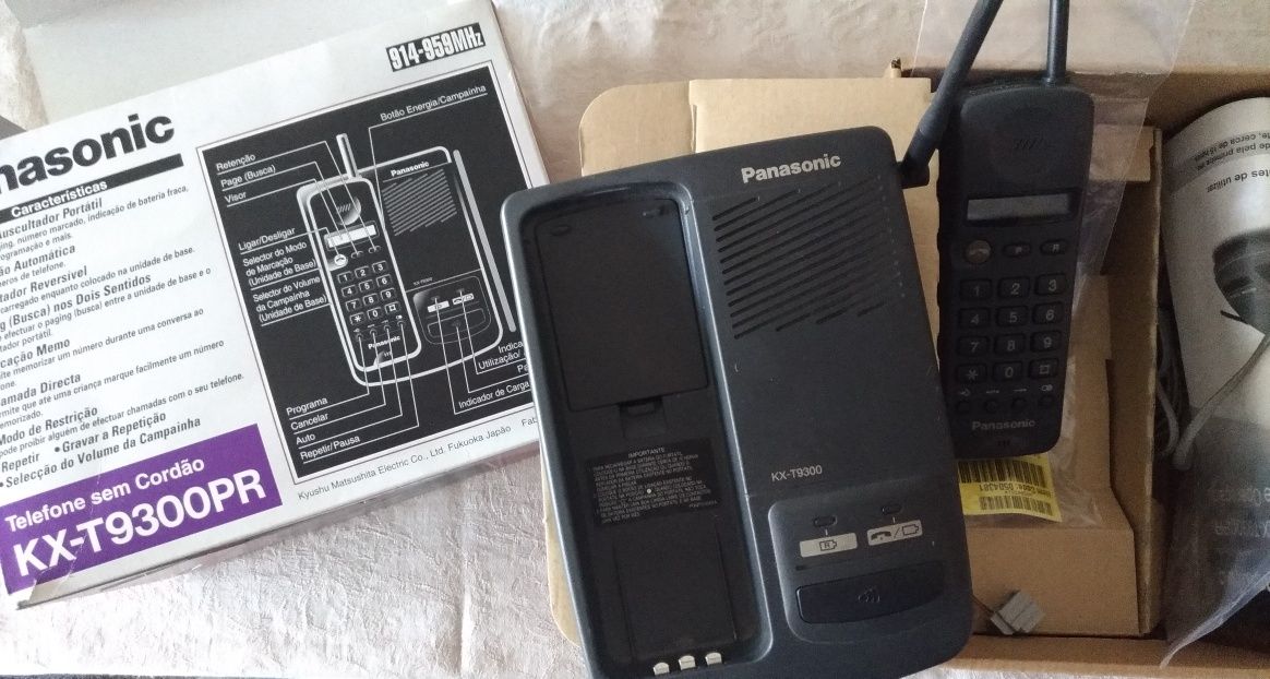 Telefone sem fio,portátil Marca Panasonic.