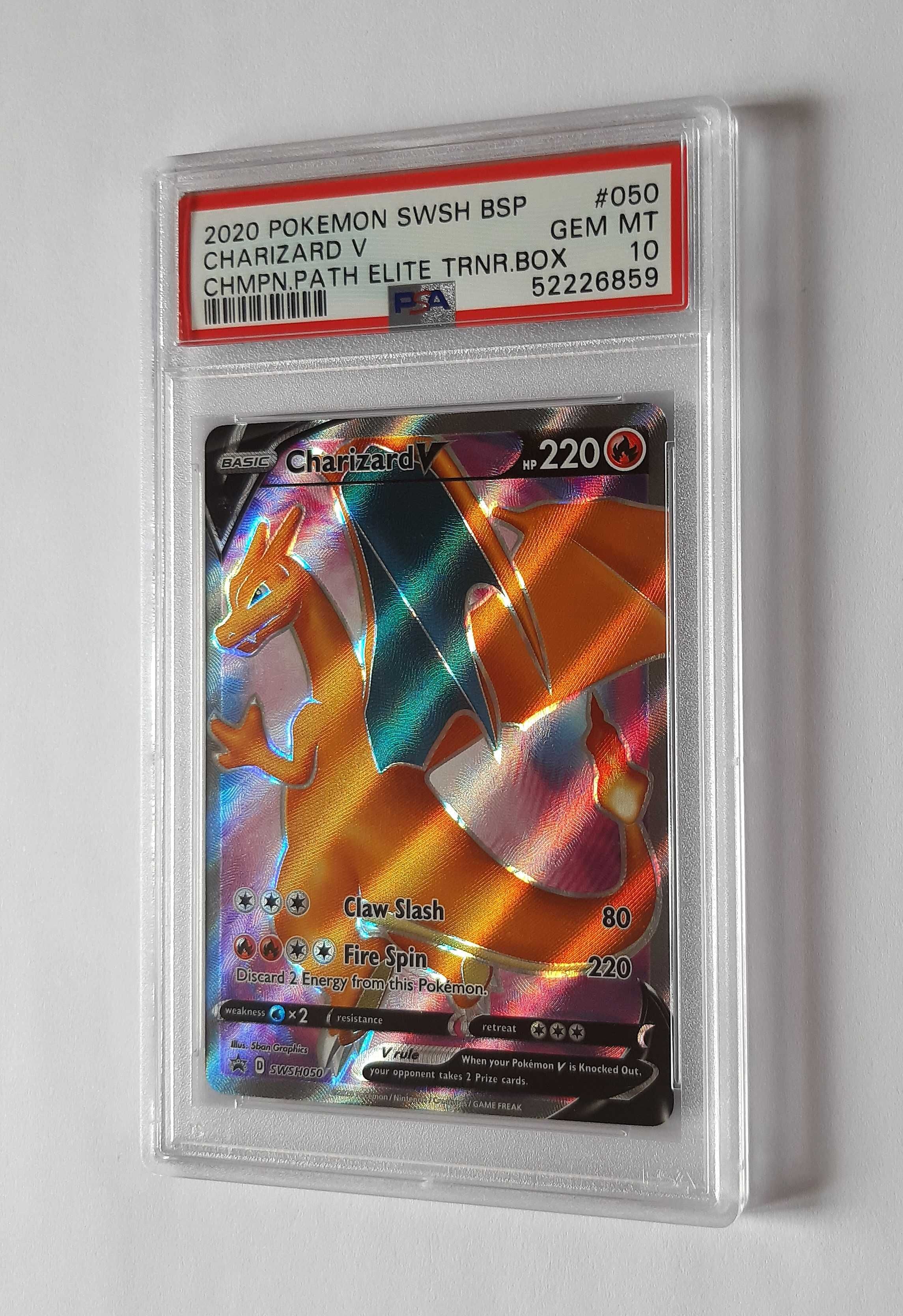 Pokemon Charizard V SWSH Black Star Promos 050 PSA 10