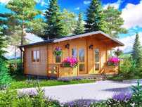 Drewniane Historie-Drewniany domek Relax 33m2  PROMOCJA