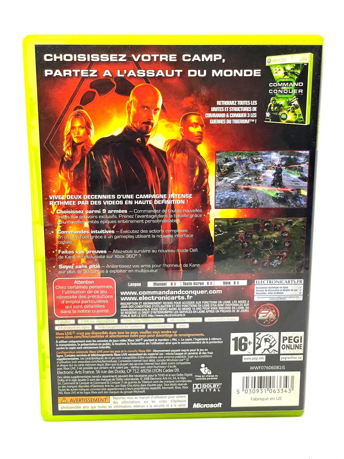 Command and Conquer 3 Kane's Wrath Xbox 360 Po Angielsku