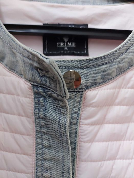 Lekka pikowana włoska kurtka Nowa