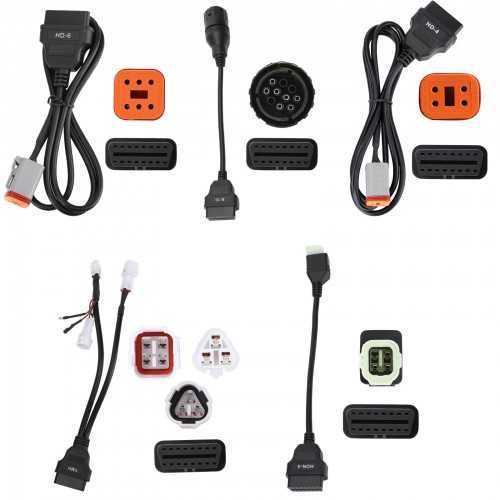Launch KIT Diagnóstico OBD Motas + Adaptadores (NOVO)