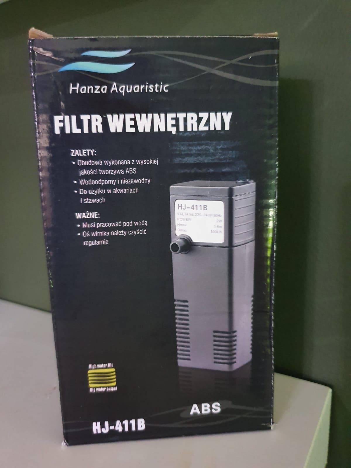 Filtr Wewnętrzny Do Akwarium Krewetkarium HJ-411B