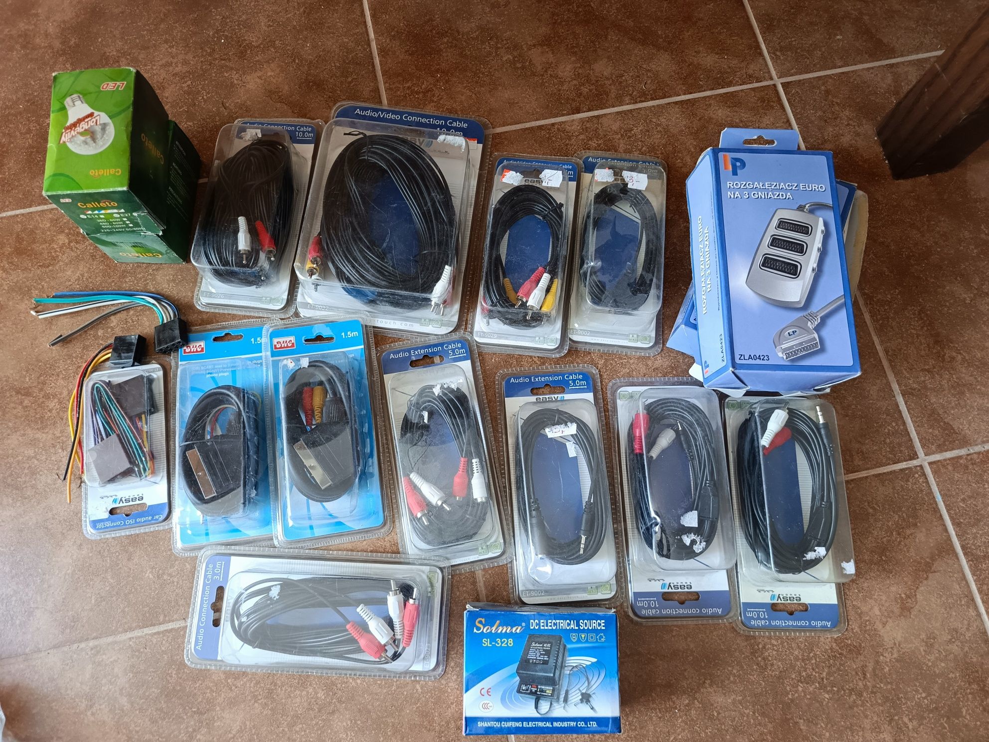 Mini Alarmy bezprzewodowe. kable