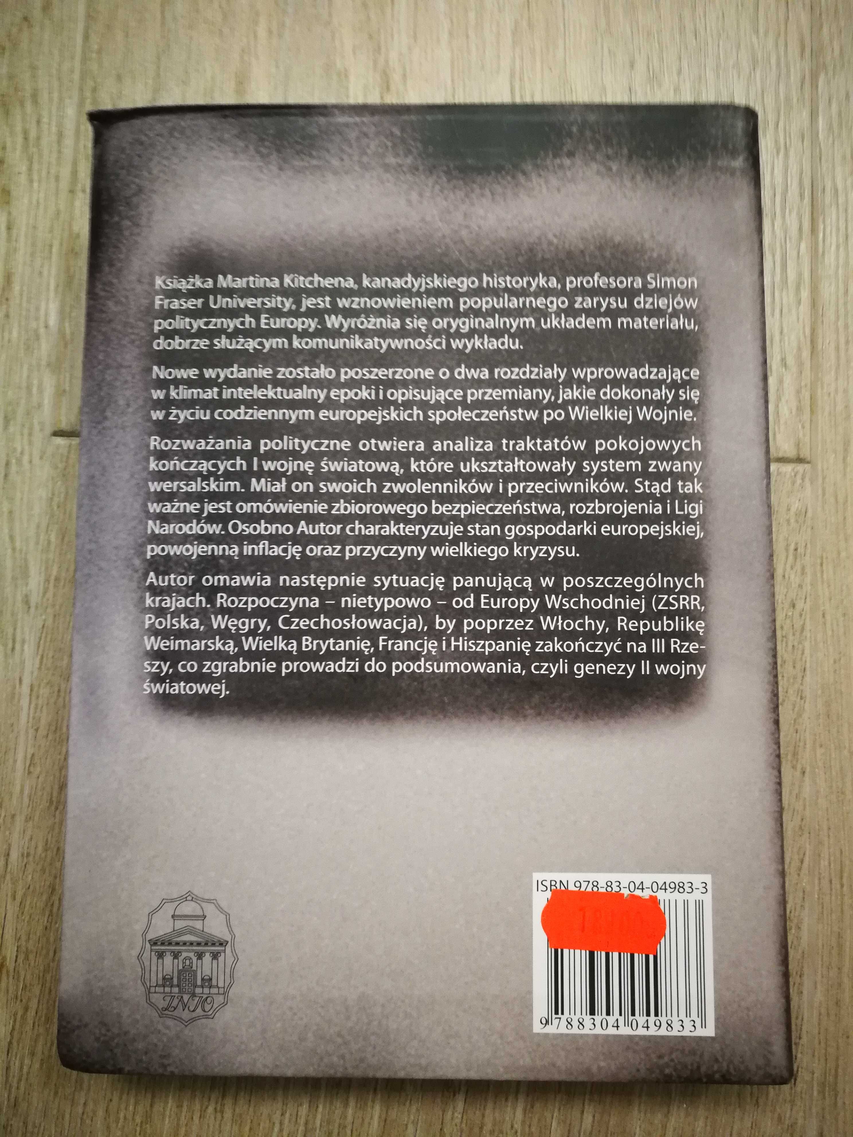 Historia Europy 1919 - 39 Martin Kitchen