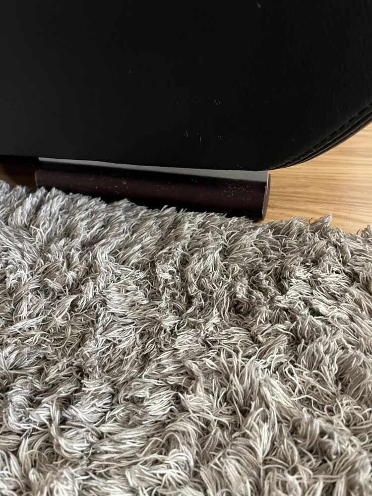 Sofa de pele preto
