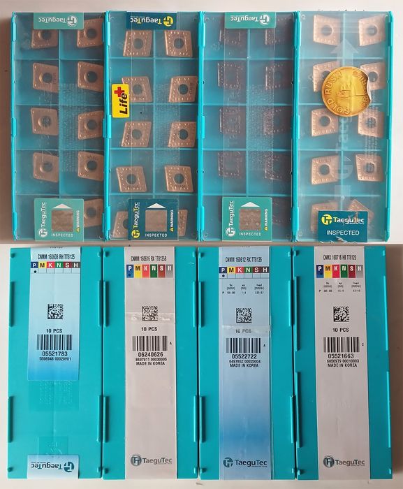 SNMX1607 TaeguTec TNGX2207. CNMG190608