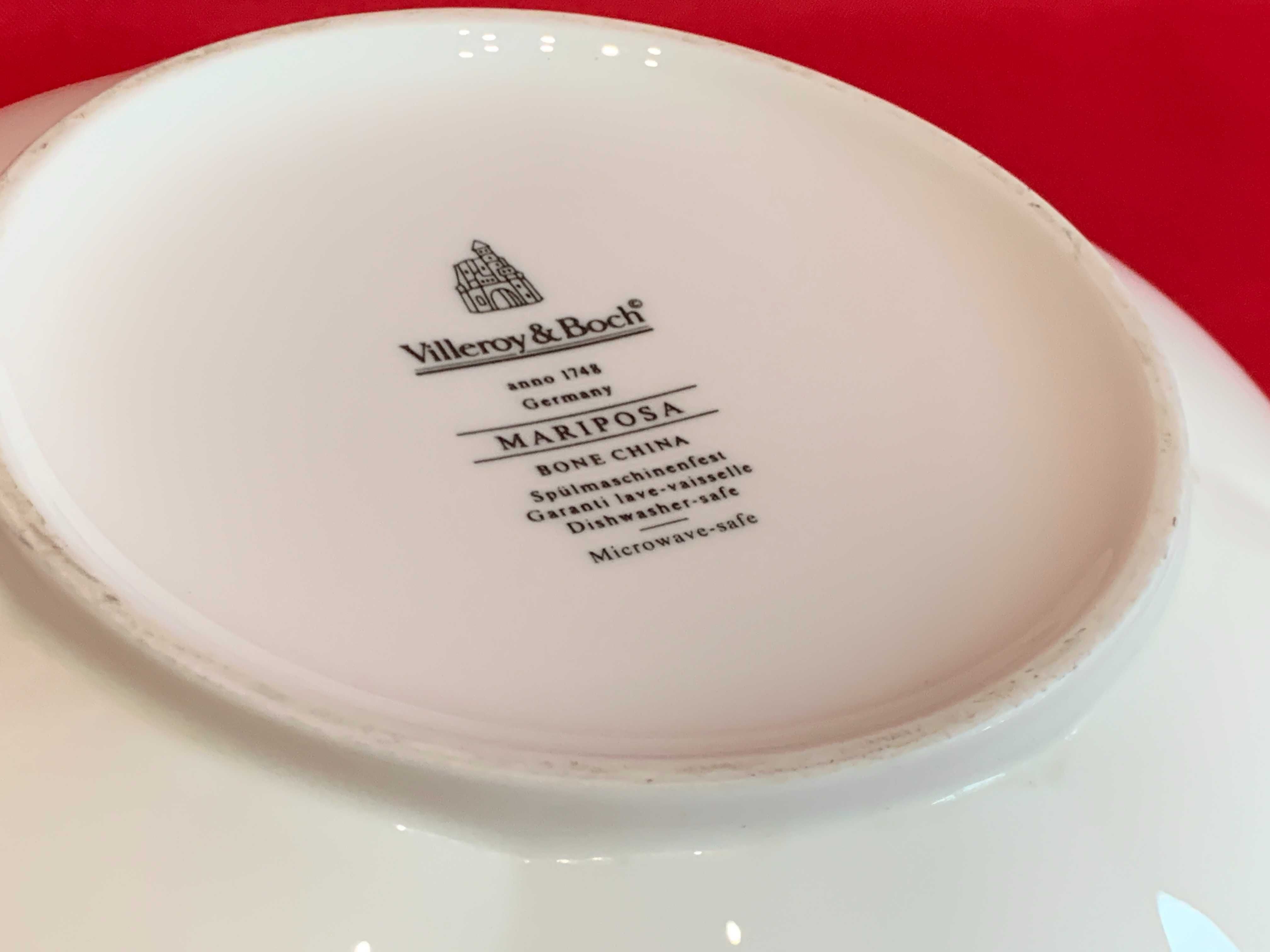 Салатник блюдо костяной фарфор Villeroy Boch Mariposa Германия