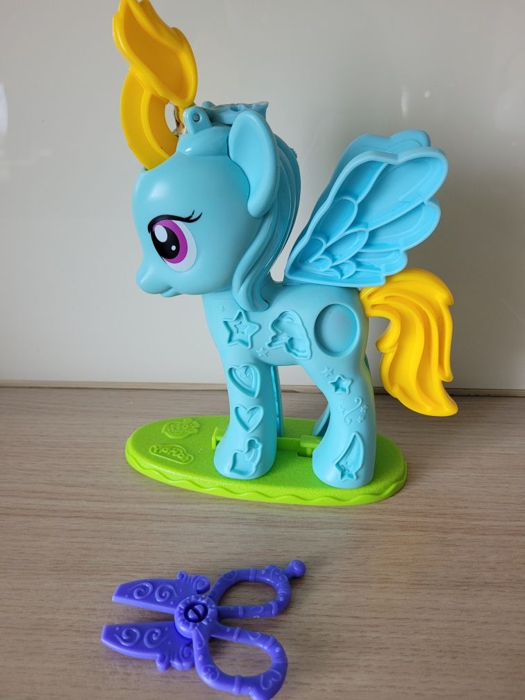 Play-doh  hasbro salon fryzjerski rainbow dash