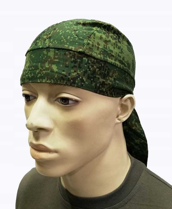 Czapka Wojskowa Bandana Kamuflaż Cyfrowa Flora Ratnik VKPO WKBO