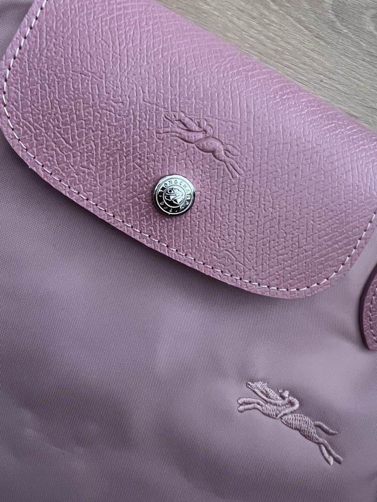 Mala Longchamp rosa tamanho L