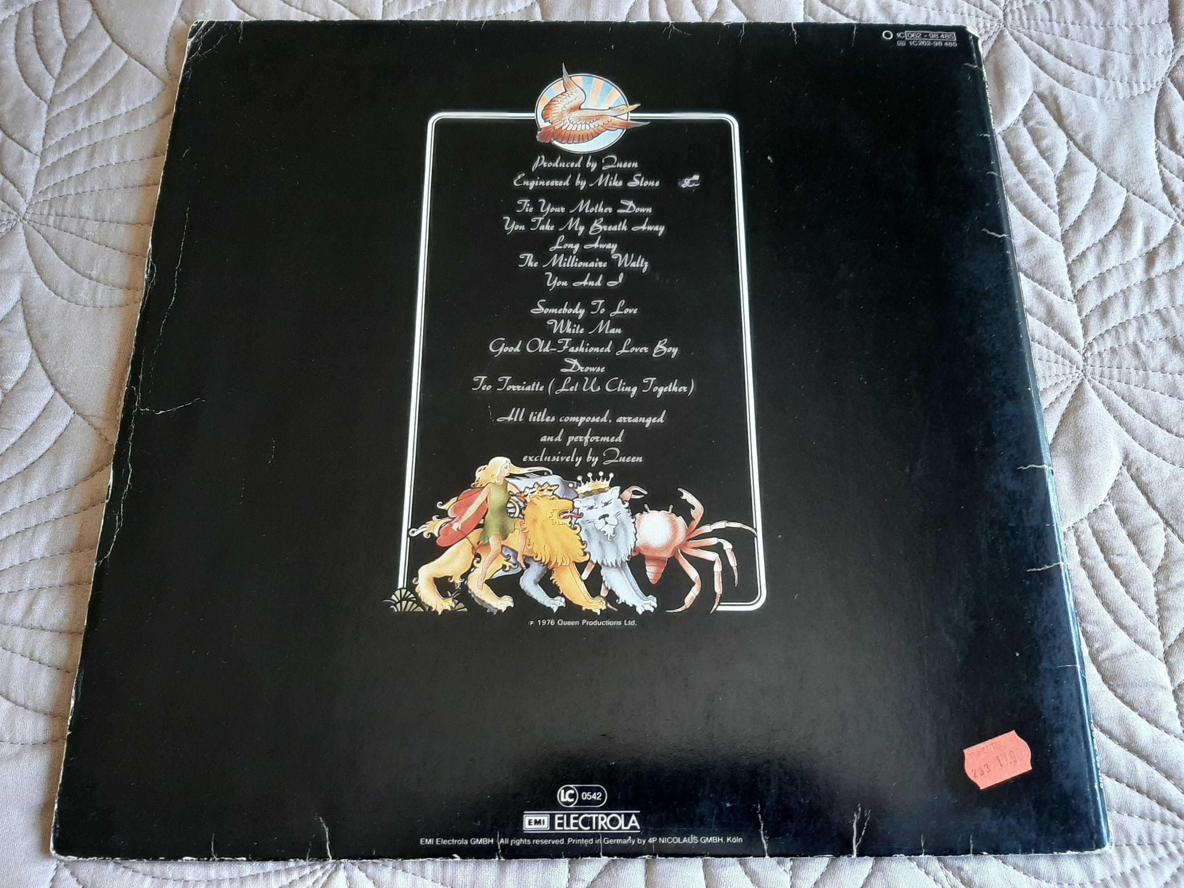 Queen - A Day At The Races - Germany - Vinil LP