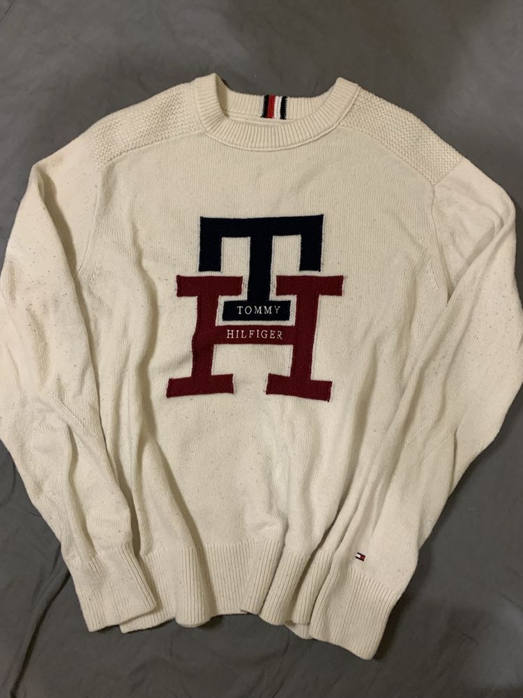 Tommy Hilfiger шерстяний casual  светр y2k