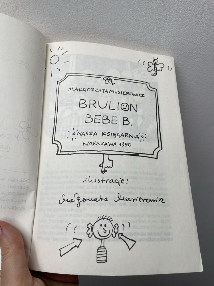Małgorzata Musierowix “Brulion Bebe B.” Jeżycjada 1 wydanie