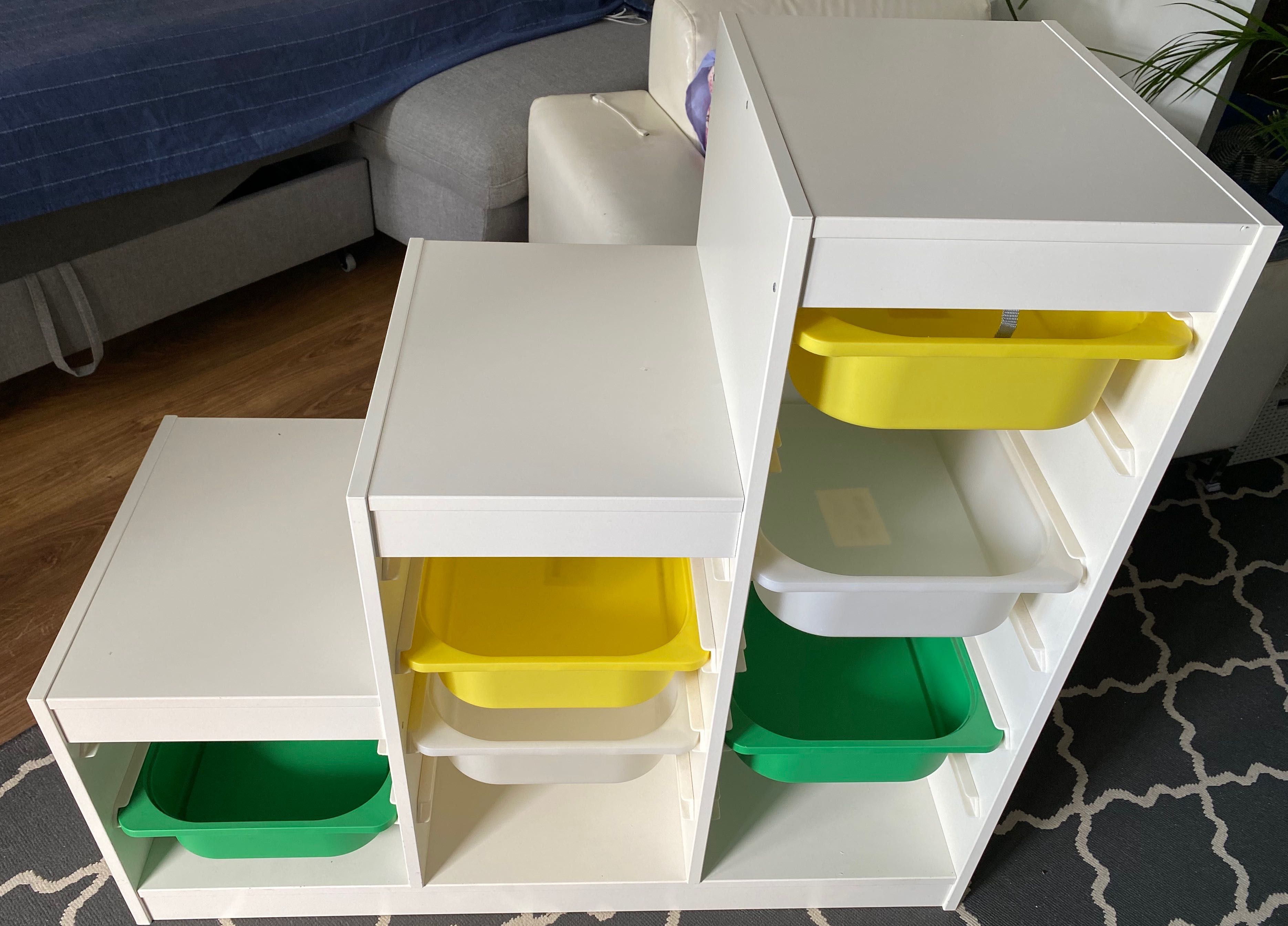 Regał TROFAST 99x44x94,  6 pojemników Gratis!!!