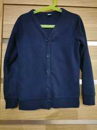 Bluza sweter na koszule granatowy Back Tu School 122 7 lat