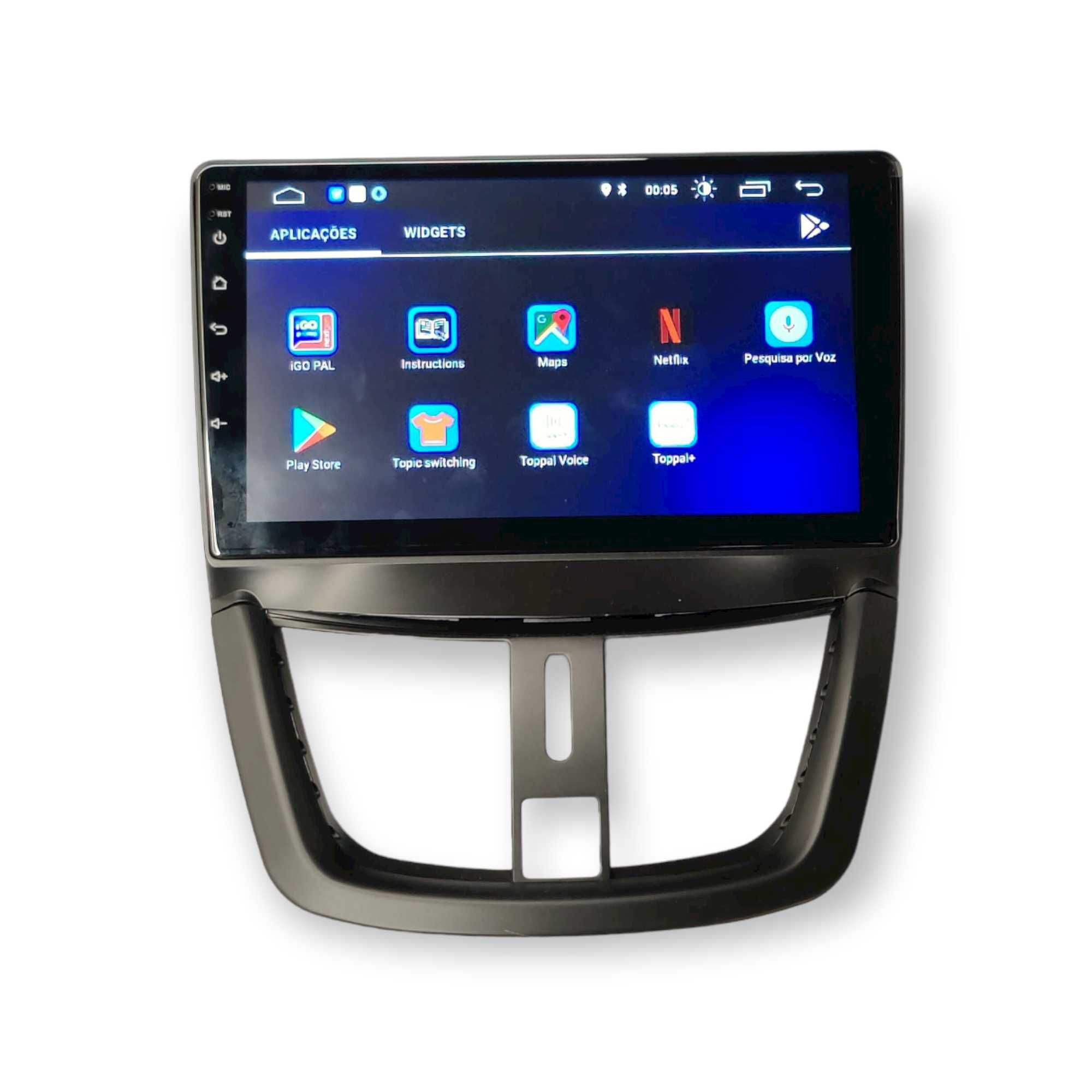 Radio 2 DIN Android para Peugeot 207 - Carplay - Novo Garantia