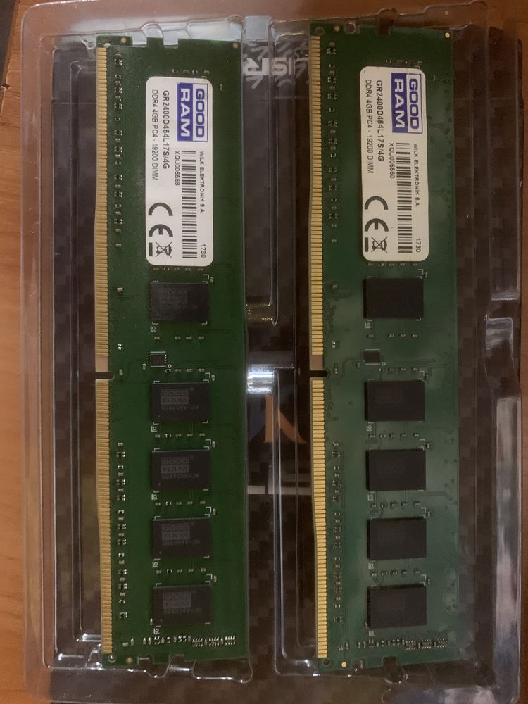 Оперативна памʼять Goodram DDR4-2400 2 по 4gb (8gb)