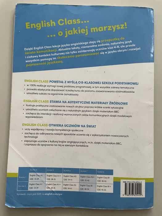 Podręcznik English Class A1+ Pearson Longman