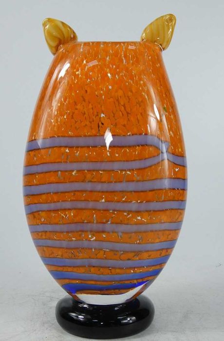 Figura SOWA WAZON sówka szkło MURANO figurka puchacz 22 cm