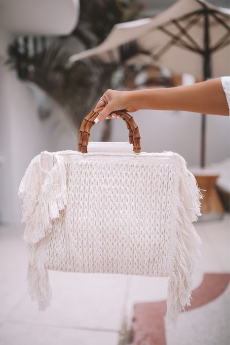 torba zara woman z frędzlami