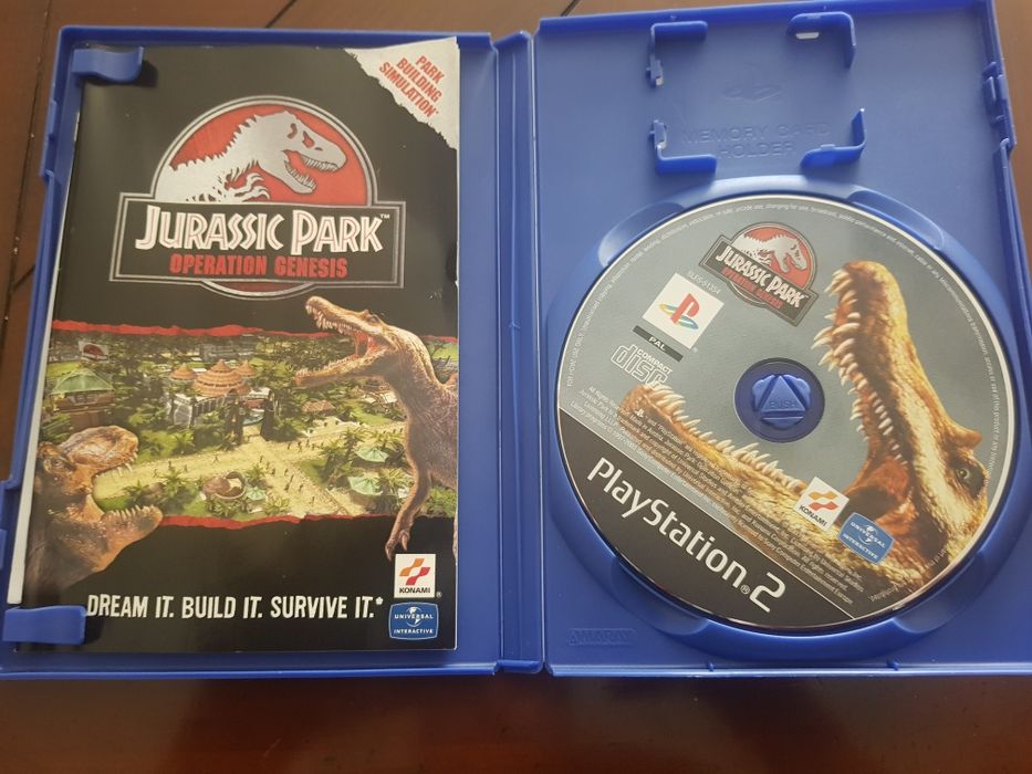 Jogos Raros Playstation PS2 Jurrasic Park Luxor Half Life Super Haven