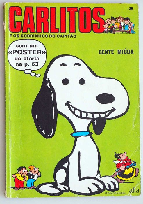 Carlitos (Charlie Brown) - Banda Desenhada Vintage