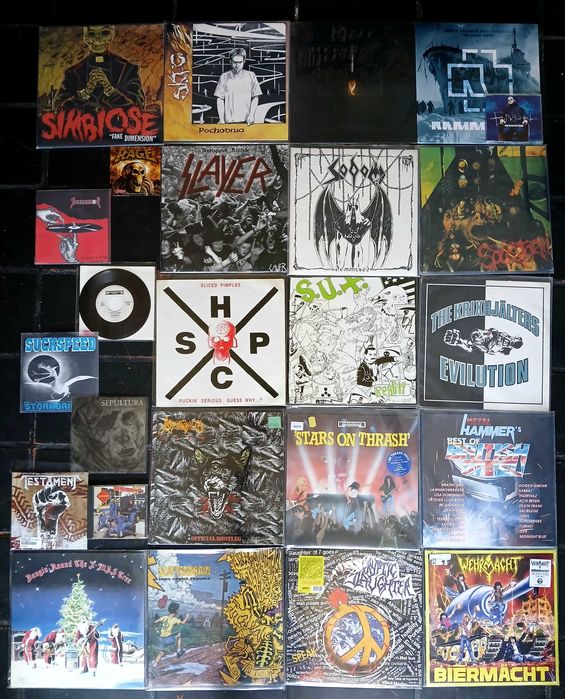 Thrash Metal 80s/90s Vinildl de época