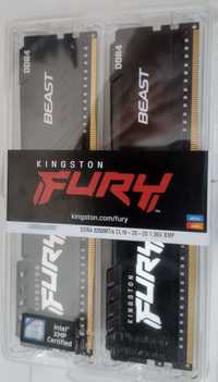 Kingston Fury DDR4 2x8 GB, 3200 Mhz