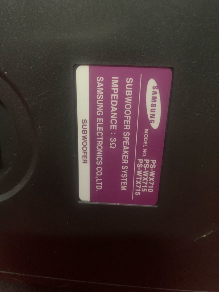 Subwoofer coluna