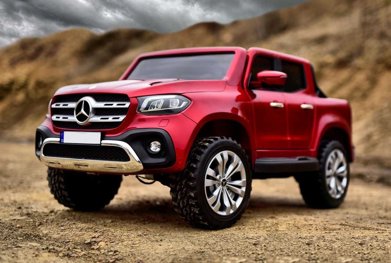Pickup Terenowy MERCEDES X KLASA 24V 4x4 Auto AKUMULATOR Quad 2 DZIECI