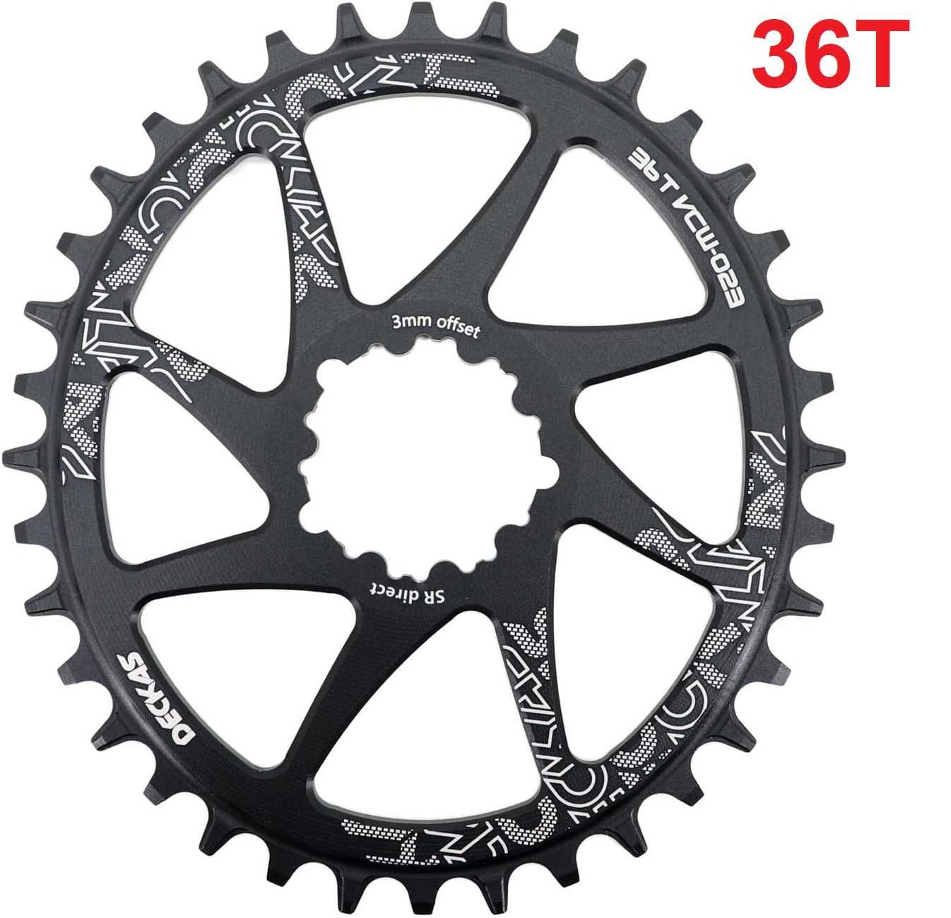 Zębatka OVALNA 3mm direct mount DECKAS SRAM 3 BOLT 30  32  34 36 38t