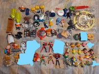 Bonecos McDonald's e Burger King e Kinder