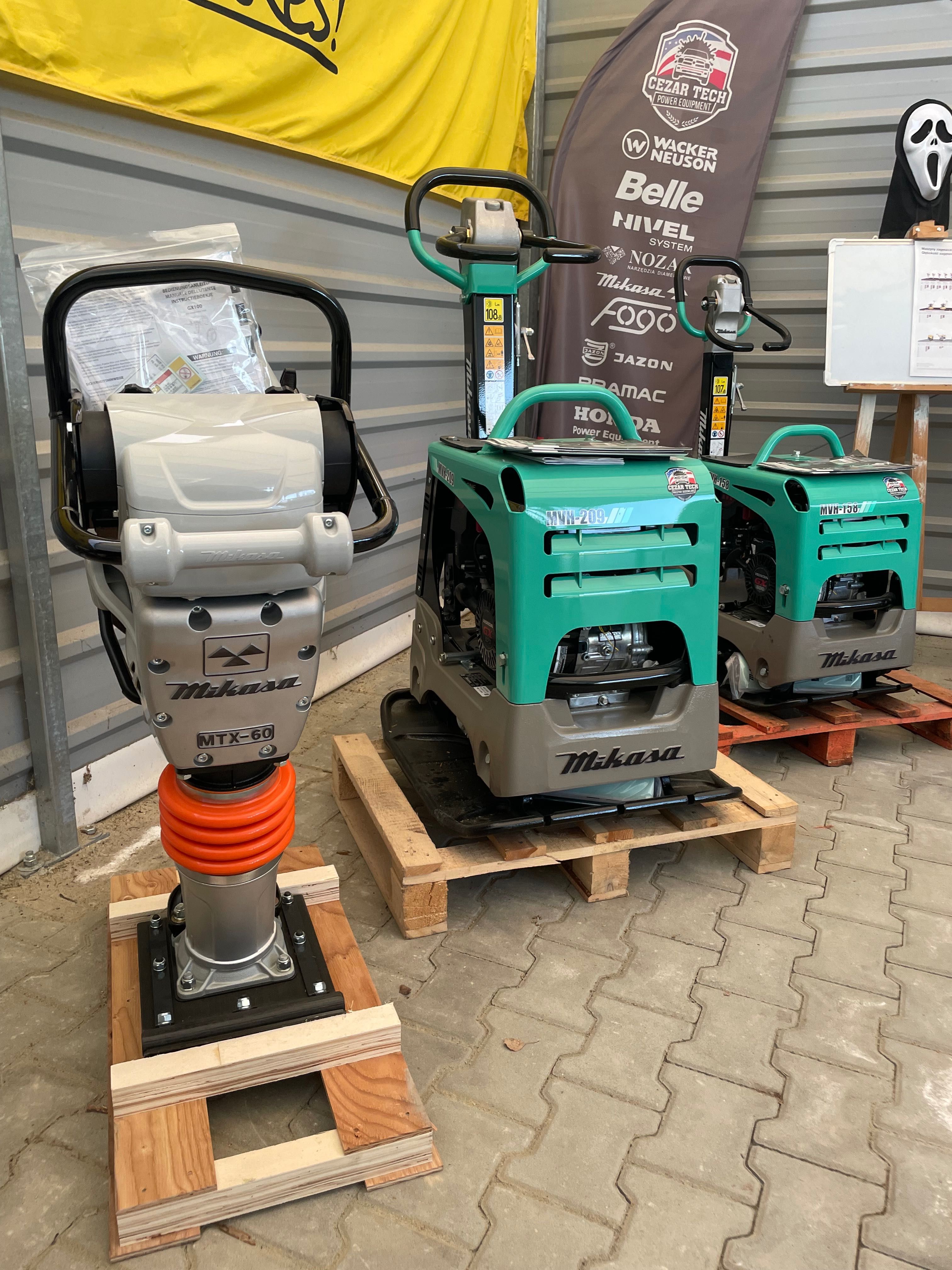 Zagęszczarka MIKASA MVH 308 GH Honda GX270 45kN Nowa Faktura