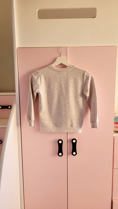 Bluza 110/116 LOL Suprise dziewczęca dla dziewczynki szara długi rękaw