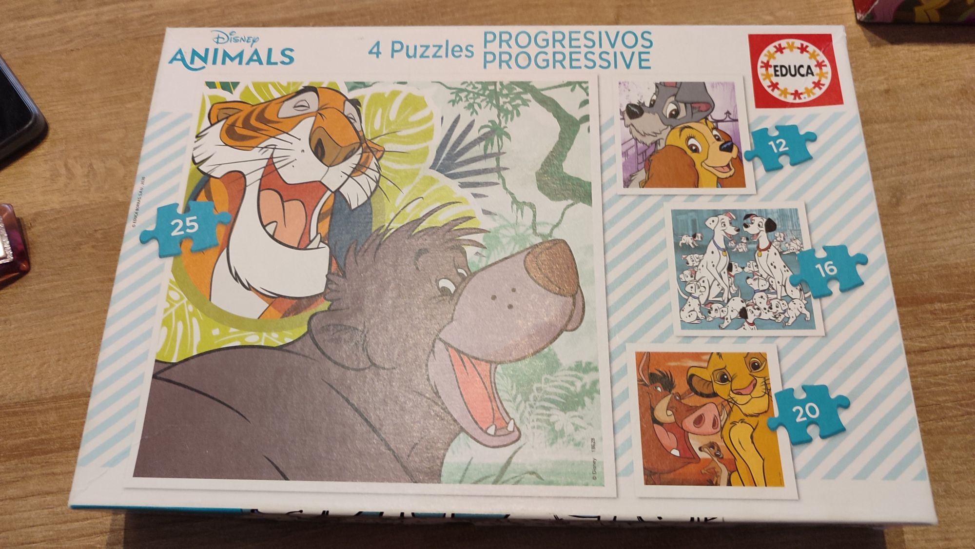 Puzzle Disney 4 szt