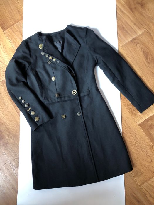 Черное платье пальто размер XS/S