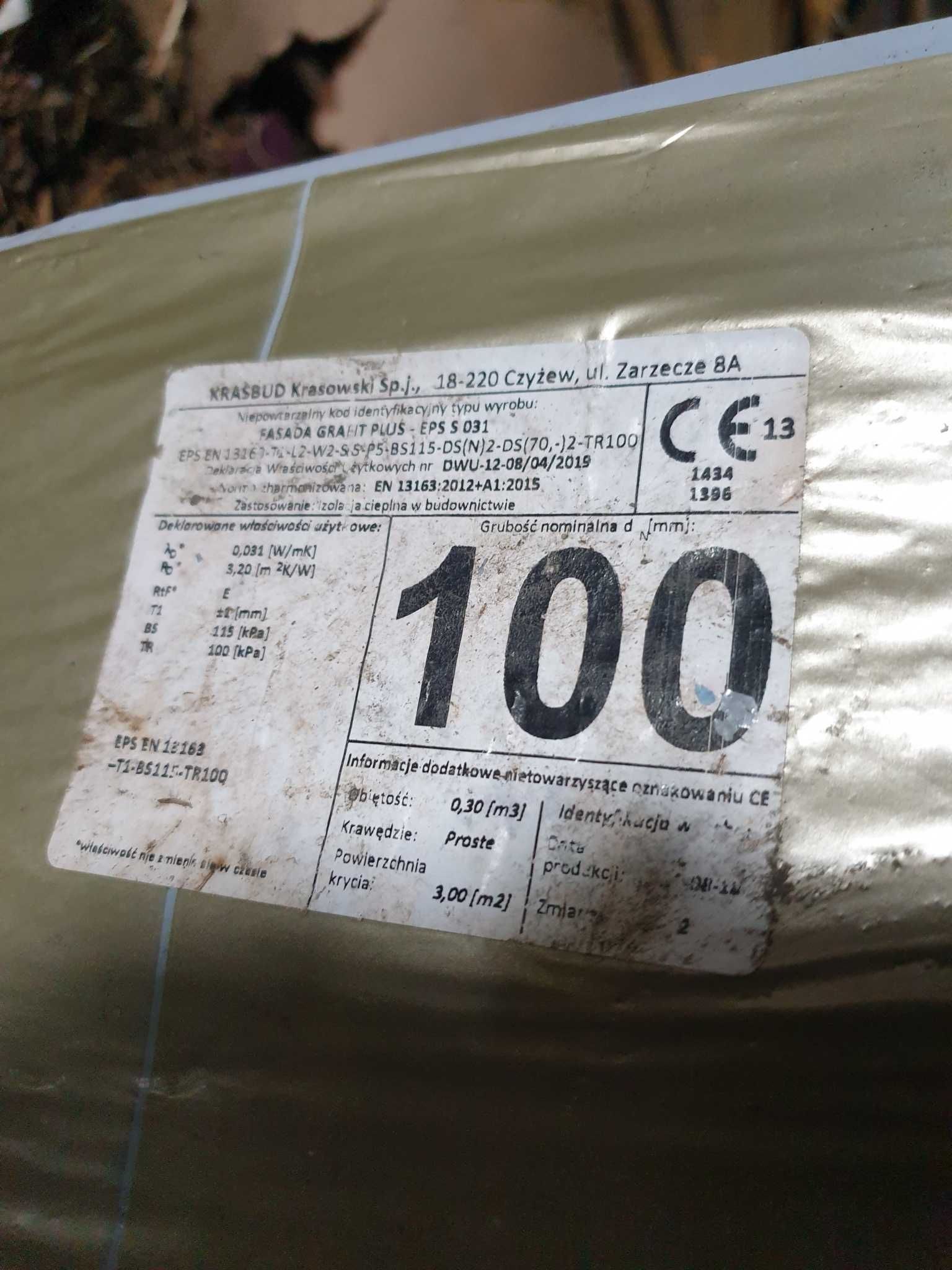 Styropian grafitowy 100mm