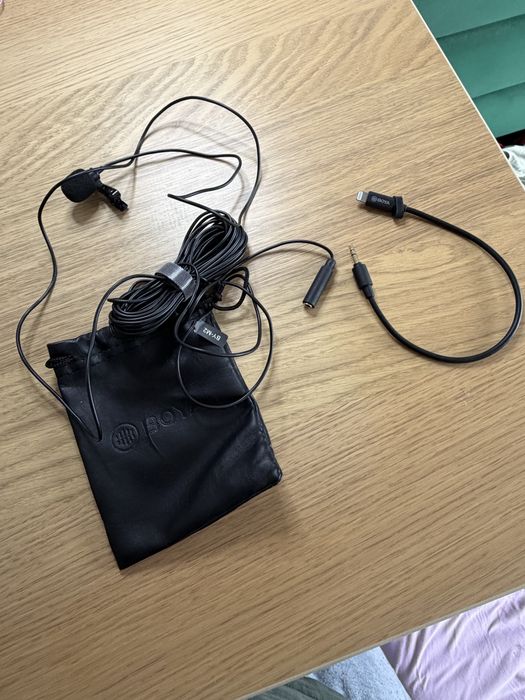 mikrofon boya BY-M2 jak nowy do telefonu iphone lightning