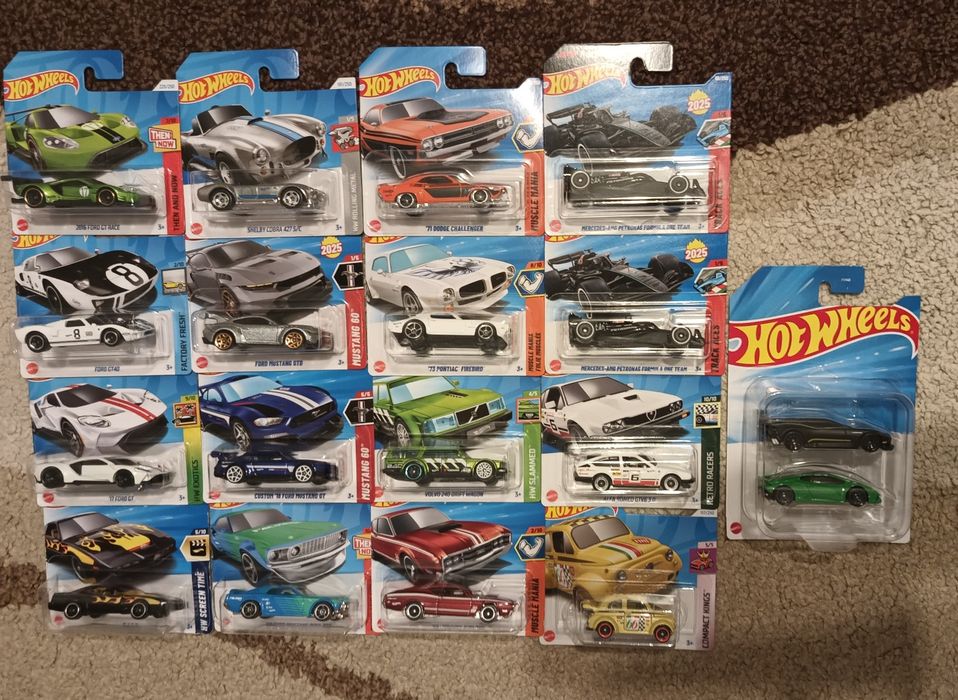 Zestaw Hot Wheels 2023 /  2024 / 2025 sztuki