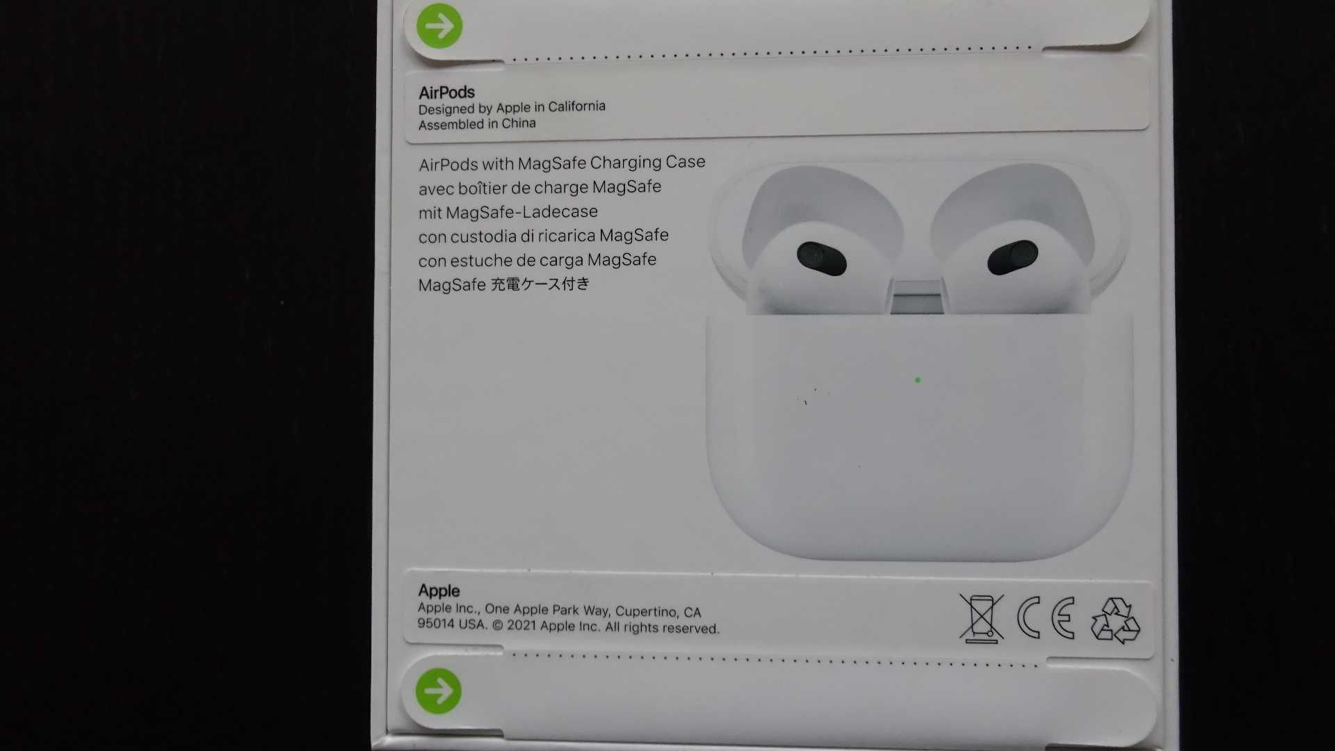 Słuchawki Apple AirPods 3 generacja MME73ZM/A