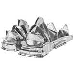 Sydney Opera House metalowe puzzle 3D kolekcjonerskie.