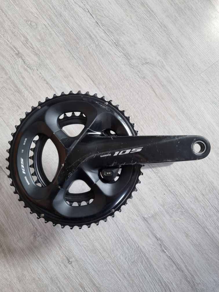 Korba shimano 105 z pomiarem mocy
