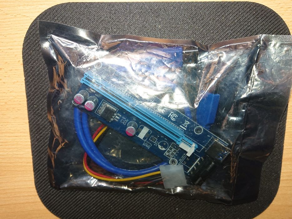 Karta rozszerzeń RISER PCIe USB 3.0 1x to 16x ver 006C- NOWY