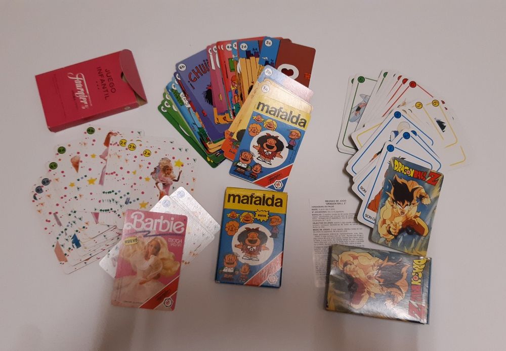 Baralhos cartas anos 90