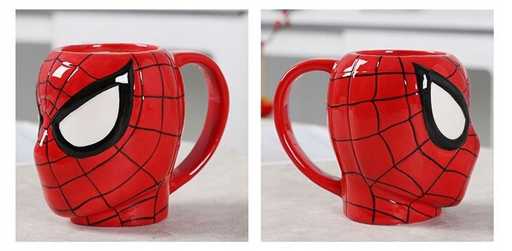 Kubek Ceramiczny SPIDER MAN - Ręcznie malowany 300ml