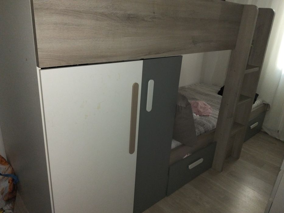 Beliche Conforama branco e cinza