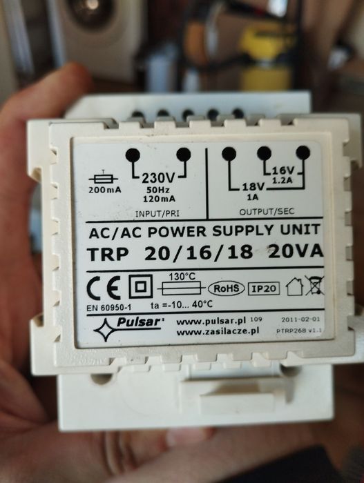 transformator trp 20/16/18 20VA